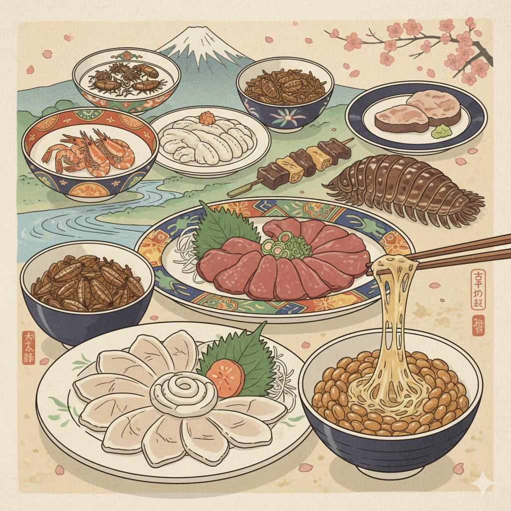 10 Unusual Japanese Dishes