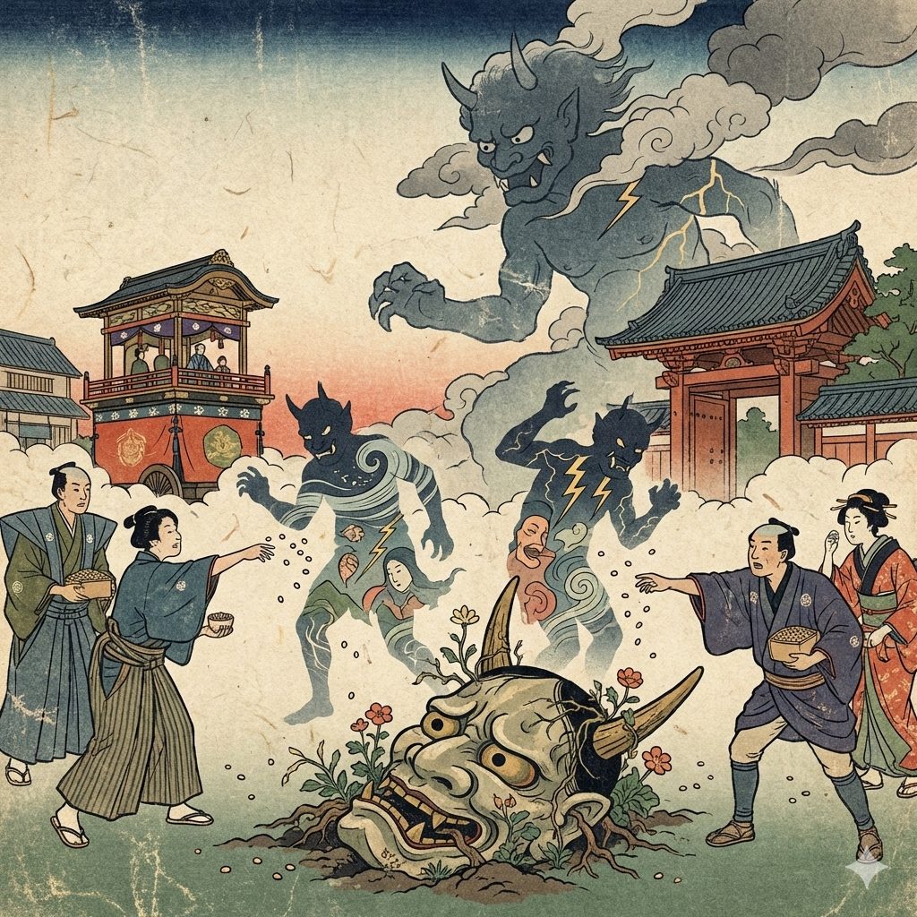 What Is the True Identity of "Oni" in Japanese Traditional Events?
